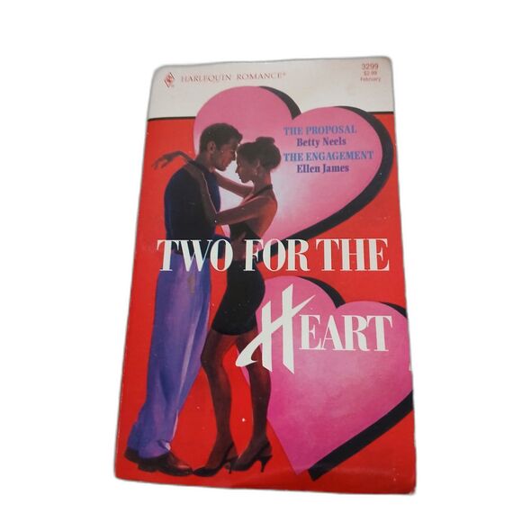 Vintage Harlequin romance Two for the Heart Ellen James paperback 1994 - Picture 1 of 3
